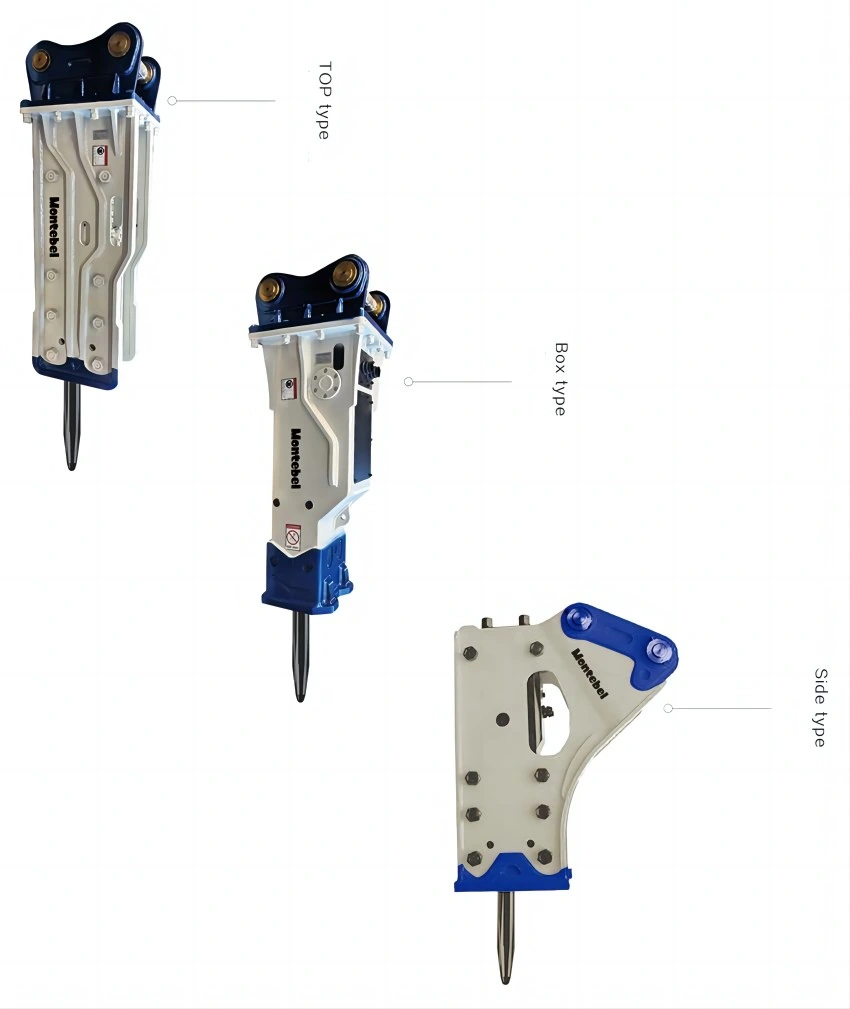 High-Quality 20 Ton 30 Ton Silenced Box Type Top Type Excavator Breaker Rock Breaker Hydraulic Hammer