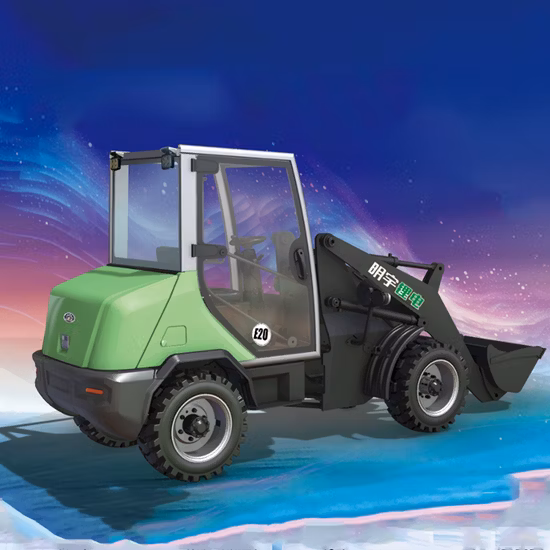 터널 내부의 연속 작업 지하 전기 유압 휠 채광 Mucking Loader